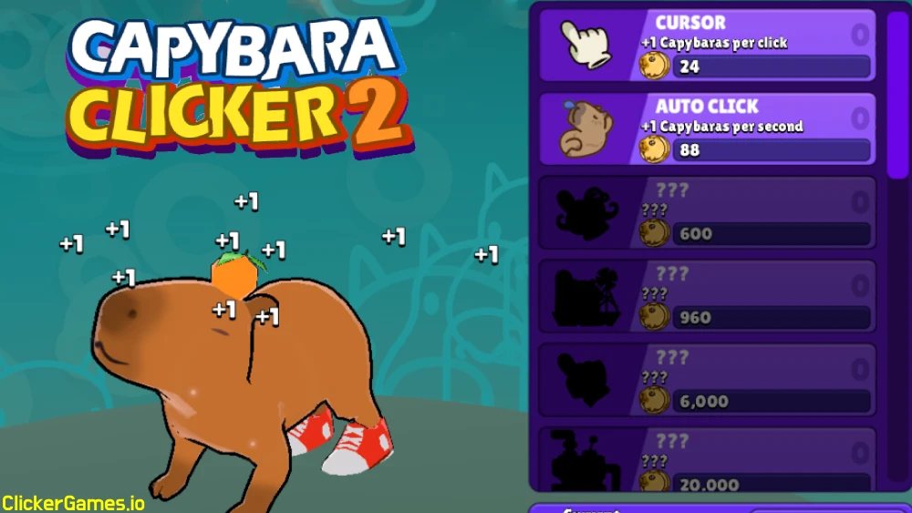 Capybara Clicker 2 Online Multiply the Cuteness!